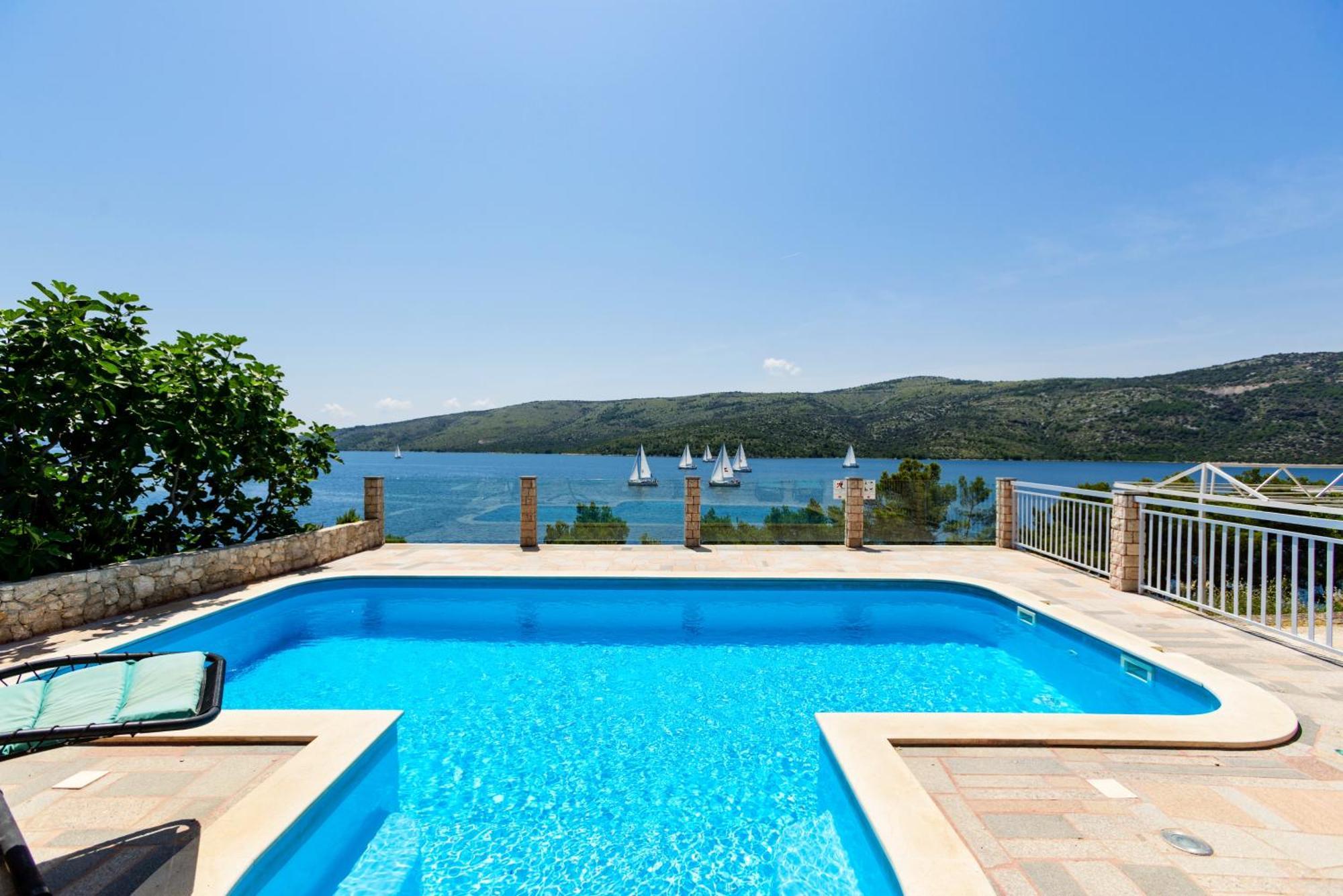 Seaside Villa Near Trogir - Poljica Маріна Екстер'єр фото